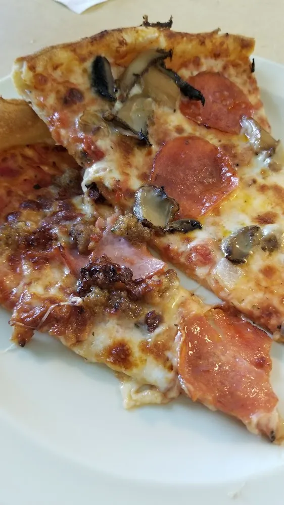 Pepperoni and Mushroom Pizza